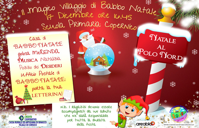 Villaggio Di Babbo Natale Al Polo Nord.Natale Al Polo Nord Comitato Genitori Copernico