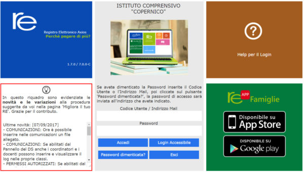 SCARICARE REGISTRO ELETTRONICO AXIOS